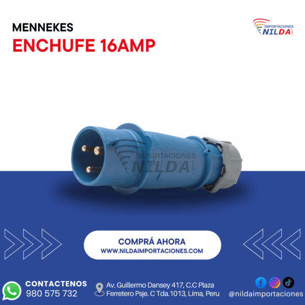ENCHUFE 16AMP