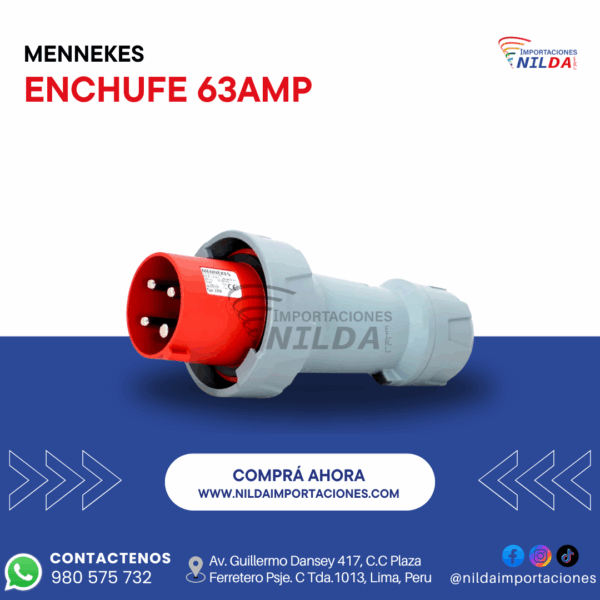 ENCHUFE 63AMP