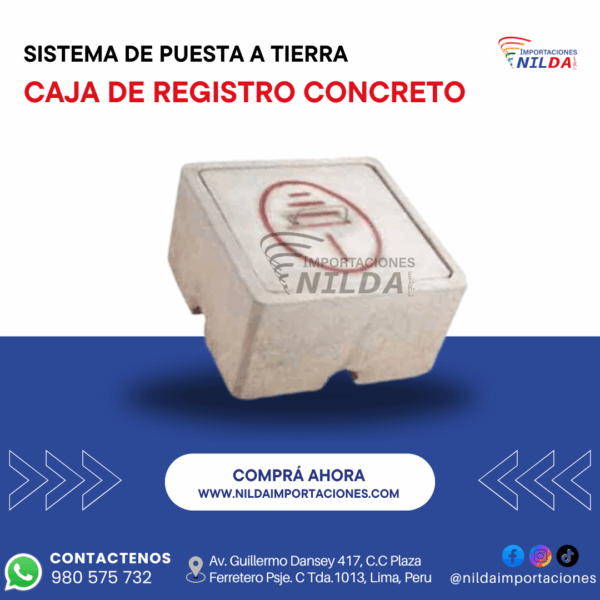CAJA DE REGISTRO CONCRETO