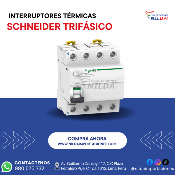 DIFERENCIAL TRIFÁSICO SCHNEIDER
