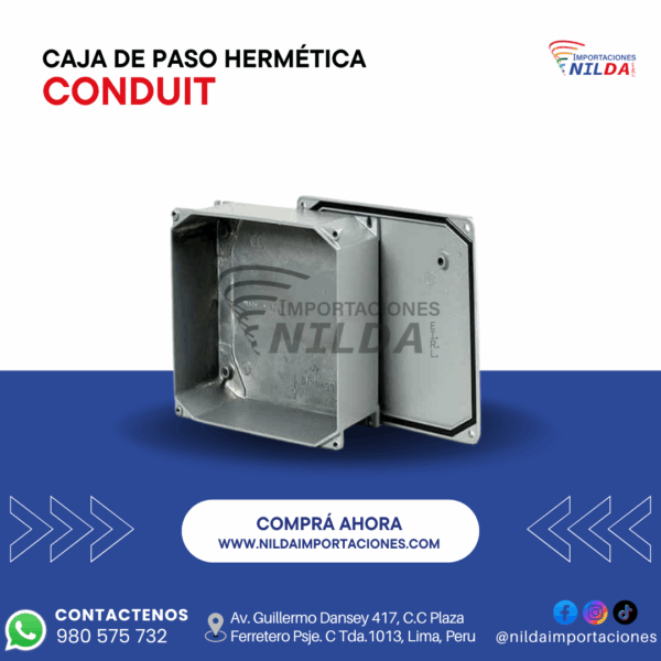 CAJA DE PASO HERMÉTICA
