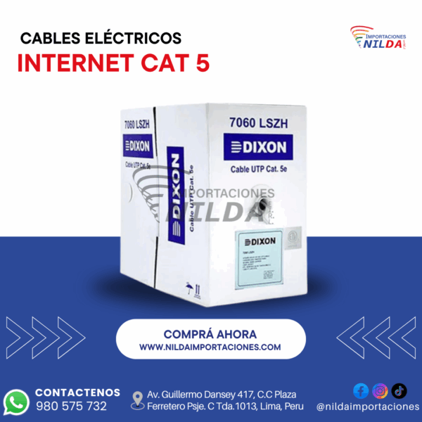 CABLE INTERNET CAT 5