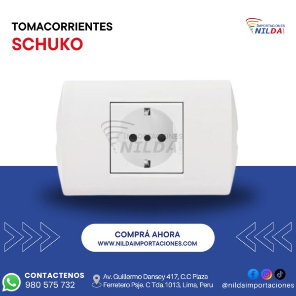 Tomacorriente Schuko