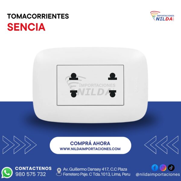 Tomacorriente Sencia