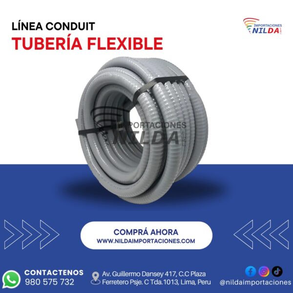 TUBERÍA CONDUIT FLEXIBLE